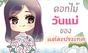 9 ดอกไม้วันแม่ การ์ตูน