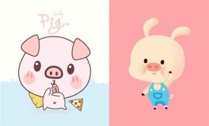 2 รูปวาดหมู