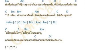 3 รูปภาพ คอร์ด