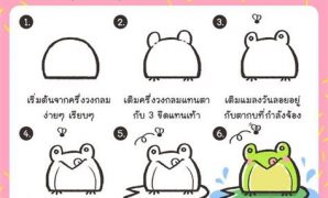 9 การ วาด รูป กบ