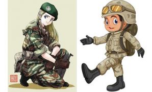 3 การ์ตูน ทหารไทย