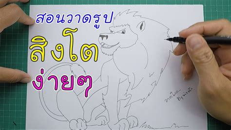 9 วิธี วาด รูป สิงโต