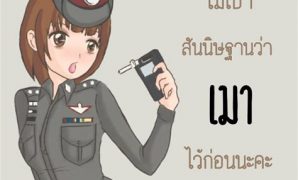 6 อาชีพตำรวจหญิง การ์ตูน