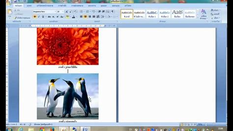 3 การ จัด รูปภาพ ใน Word 2007