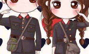 9 รูปคู่รักตัวการ์ตูน