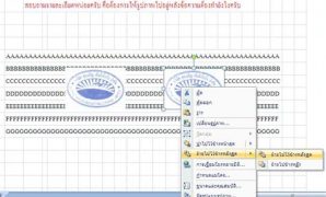 4 รูปภาพ หลังข้อความ Excel